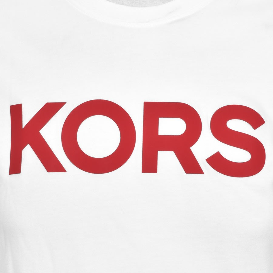 Alternative Image for ProductMichael Kors Plain Logo T Shirt White3